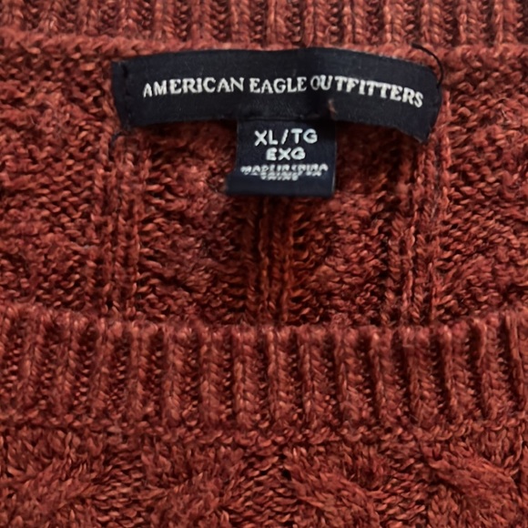 Rust AE Cable Knit - Size XL - Picture 4 of 4